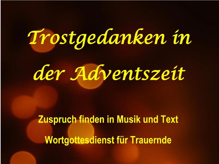 Trostgedanken im Advent