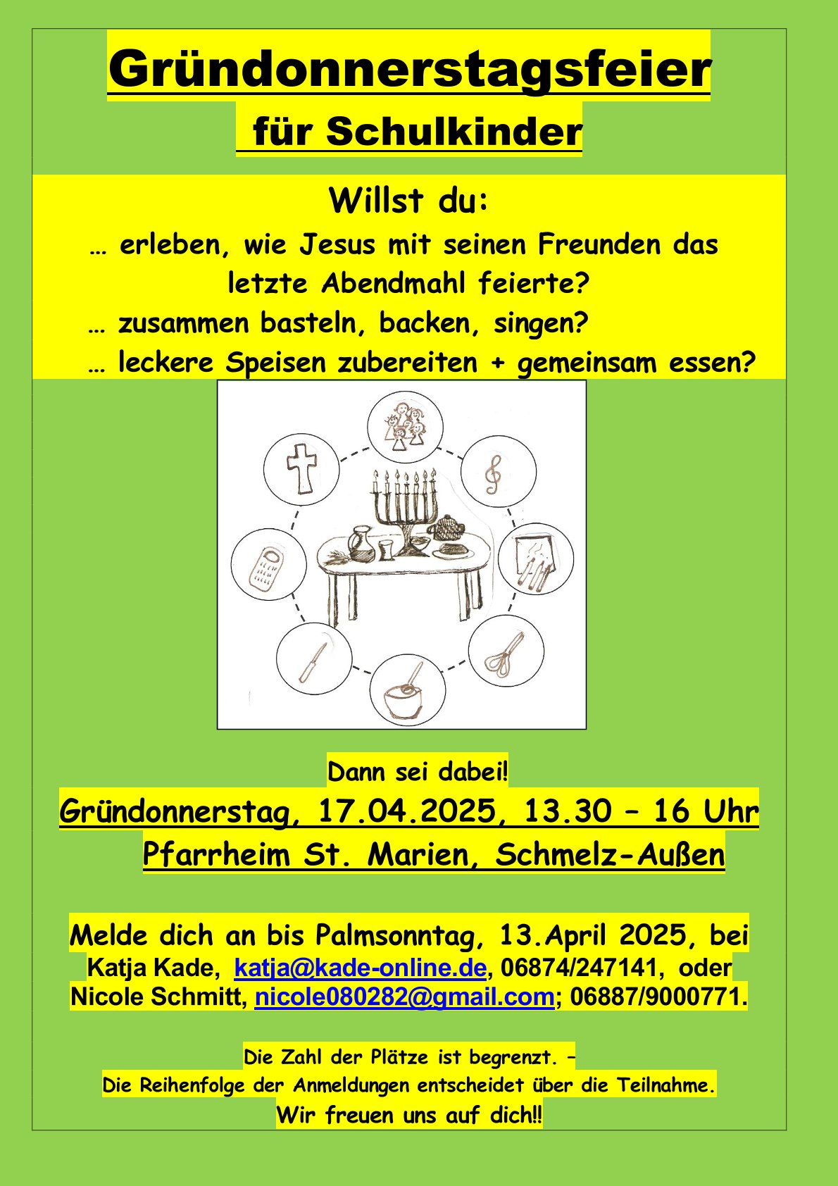 Gründofei 25 Werb Plakat farbig