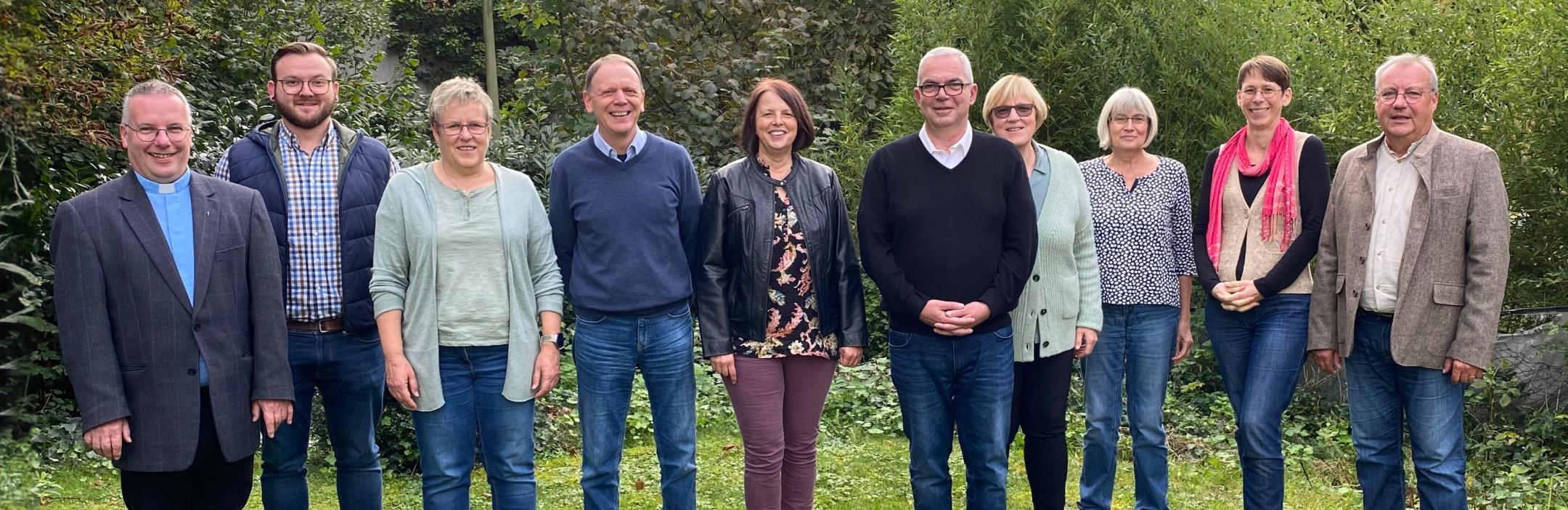 Ein Team aus fünf Frauen und fünf Männern