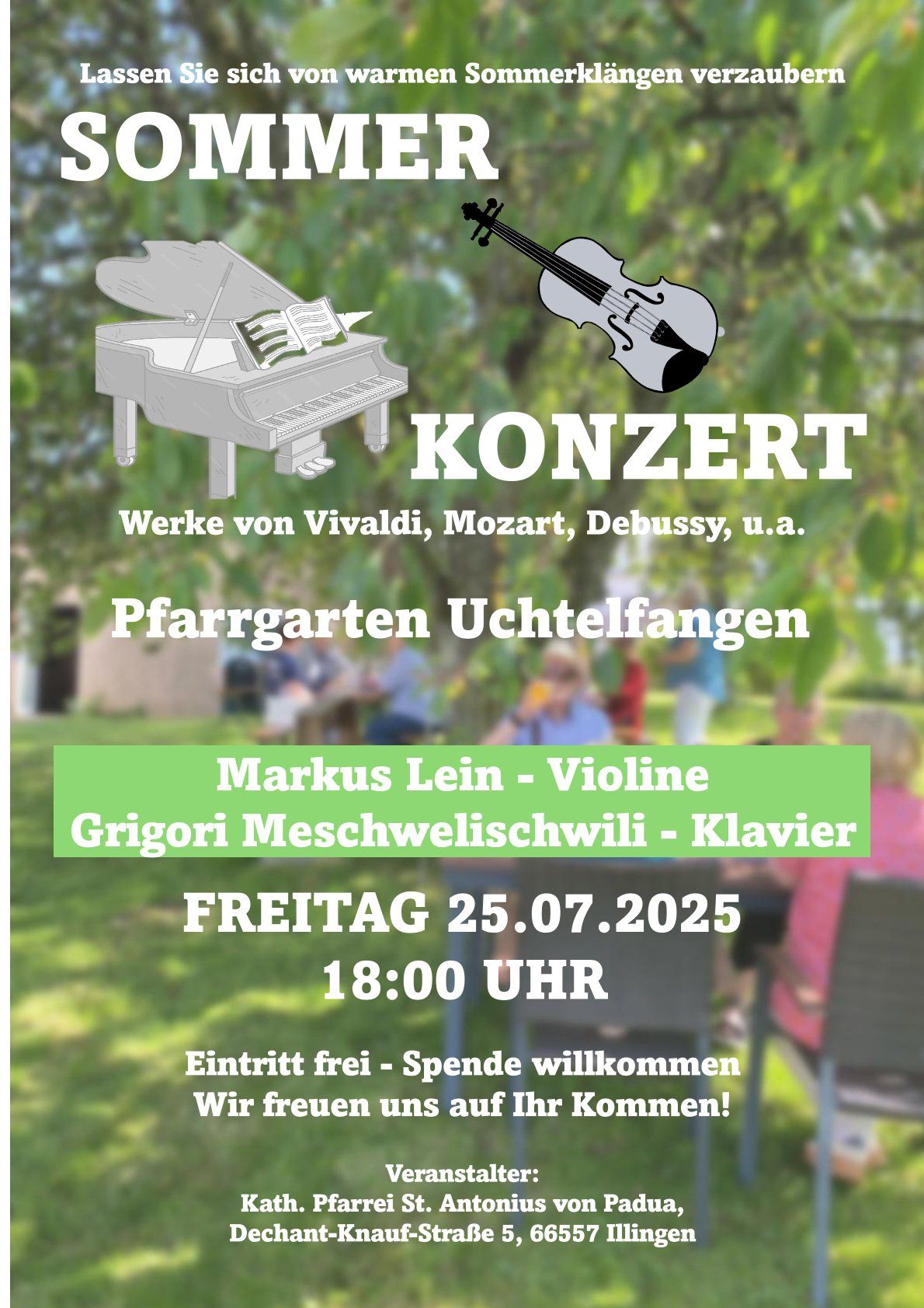 Plakat SOMMERkonzert