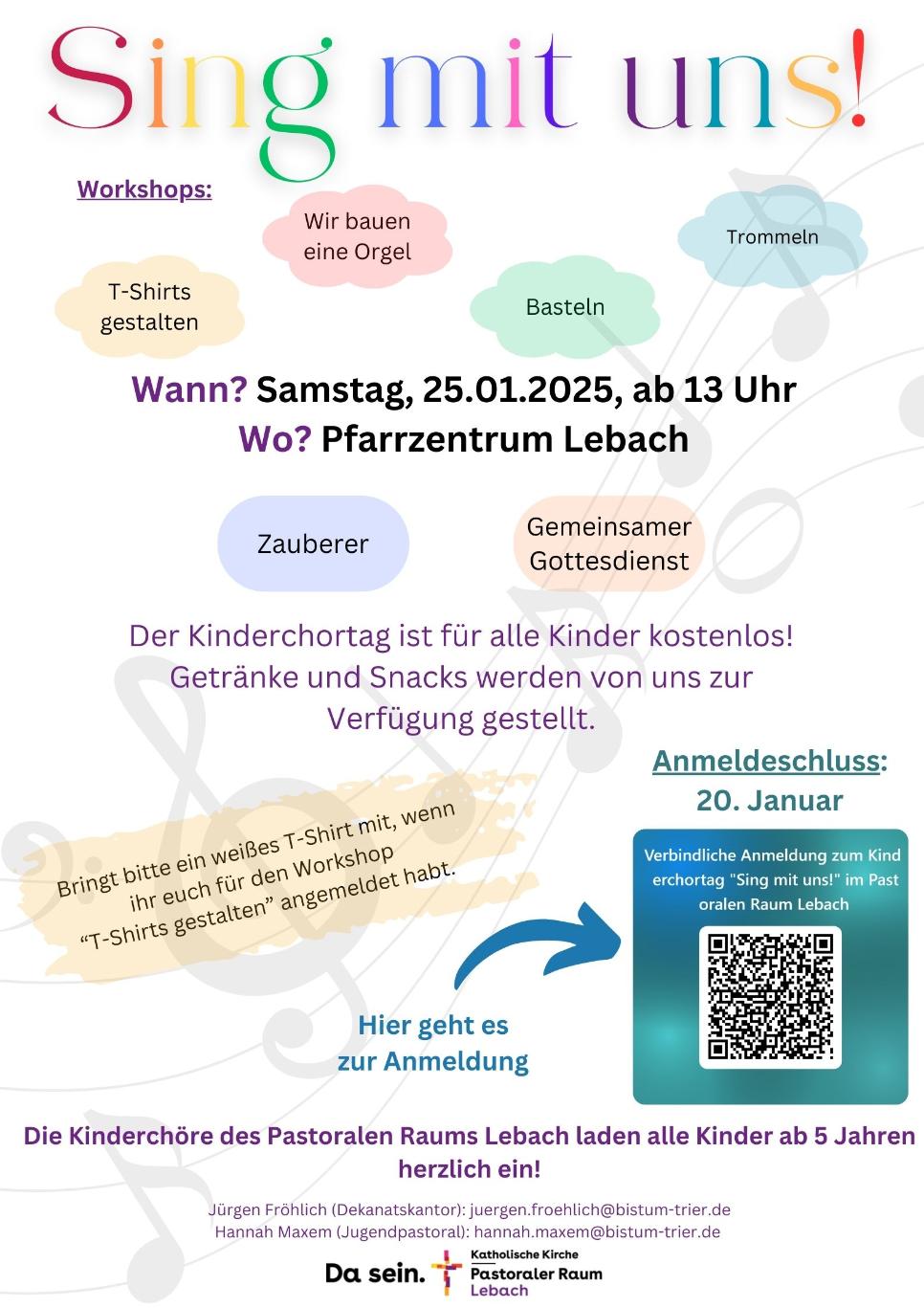Sing mit uns! - Plakat
