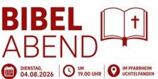 Eine stilisierte Bibel mit Kreuz und Text