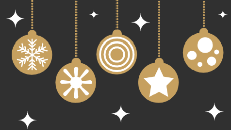Weihnachtskugelngold