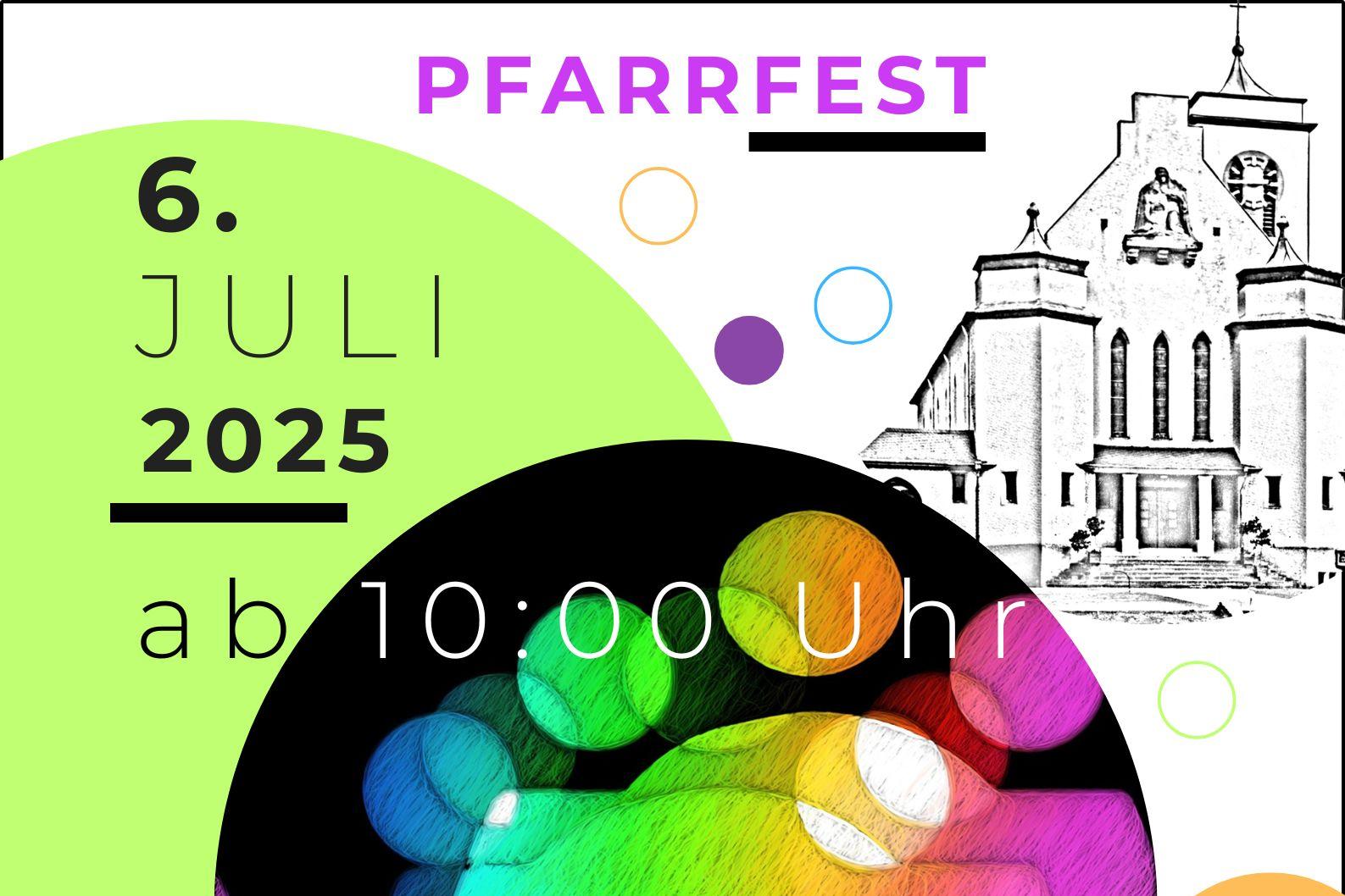 Plakat Pfarrfest Außen 2025