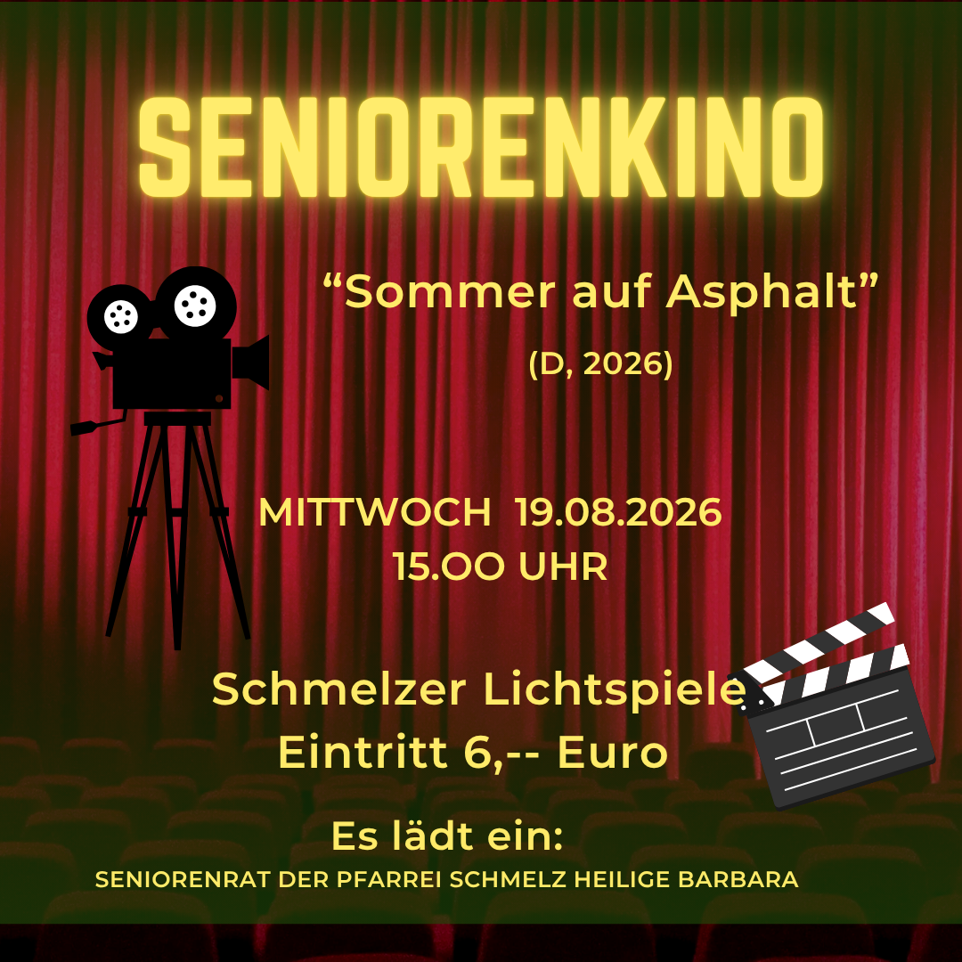 Einladung zum Seniorenkino im August