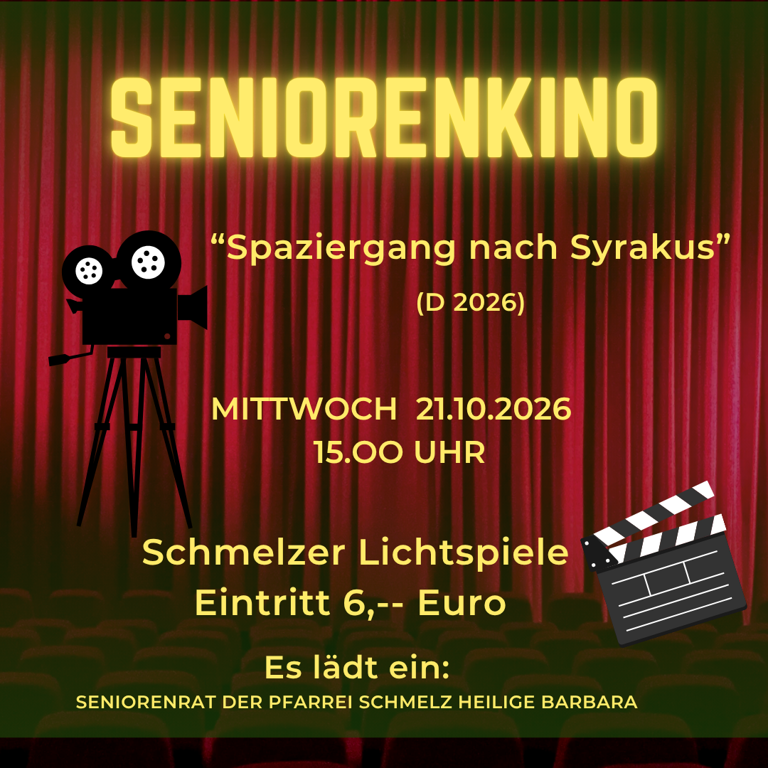 Einladung zum Film 'Spaziergang nach Syrakus'